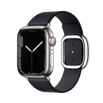 Modern Style Leather Watch Band For Apple Watch 49mm / 46mm / 45mm / 44mm / 42mm - DealBuddy