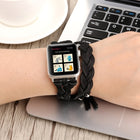 Hand-woven Leather Watchband For Apple Watch Series 6 & SE & 5 & 4 44mm / 3 & 2 & 1 42mm - DealBuddy