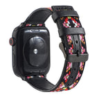 Ethnic Leather Watchband For Apple Watch Series 6 & SE & 5 & 4 44mm / 3 & 2 & 1 42mm, For Apple Watch Series 7 45mm / 6 & SE & 5 & 4 44mm / 3 & 2 & 1 42mm