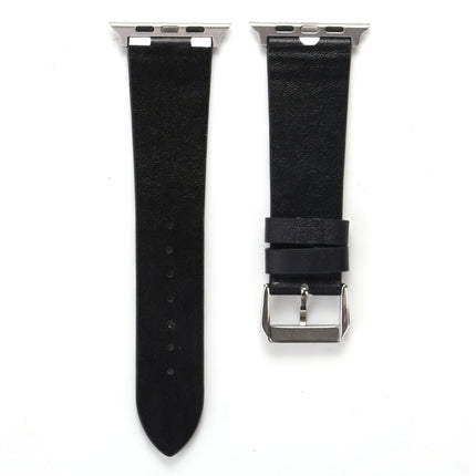 Fashion Wave Dot Series Leather Replacement Watchbands For Apple Watch Series 6 & SE & 5 & 4 40mm / 3 & 2 & 1 38mm, For Apple Watch Series 8&7 41mm / SE 2&6&SE&5&4 40mm / 3&2&1 38mm - DealBuddy
