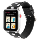 Fashion Wave Dot Series Leather Replacement Watchbands For Apple Watch Series 6 & SE & 5 & 4 40mm / 3 & 2 & 1 38mm - DealBuddy