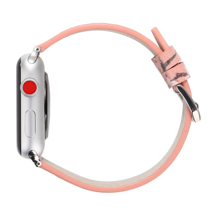 Plum Series Leather Replacement Watchbands For Apple Watch Series 6 & SE & 5 & 4 40mm / 3 & 2 & 1 38mm - DealBuddy