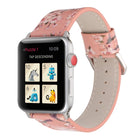 Plum Series Leather Replacement Watchbands For Apple Watch Series 6 & SE & 5 & 4 40mm / 3 & 2 & 1 38mm, For Apple Watch Series 8&7 41mm / SE 2&6&SE&5&4 40mm / 3&2&1 38mm, For Apple Watch Series 7 41mm / 6 & SE & 5 & 4 40mm / 3 & 2 & 1 38mm - DealBuddy