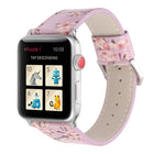 Plum Series Leather Replacement Watchbands For Apple Watch Series 6 & SE & 5 & 4 40mm / 3 & 2 & 1 38mm, For Apple Watch Series 8&7 41mm / SE 2&6&SE&5&4 40mm / 3&2&1 38mm, For Apple Watch Series 7 41mm / 6 & SE & 5 & 4 40mm / 3 & 2 & 1 38mm - DealBuddy