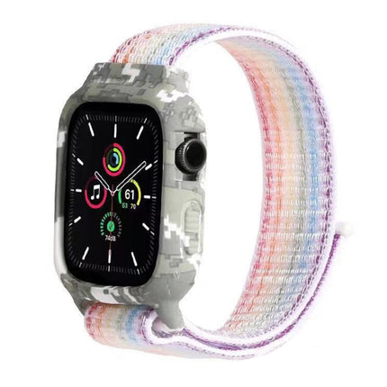 Nylon Replacement Wrist Strap Watchbands For Apple Watch Series 6 & SE & 5 & 4 40mm / 3 & 2 & 1 38mm - DealBuddy