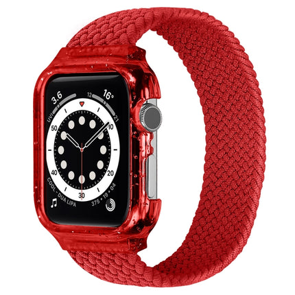 Weave Replacement Wrist Strap Watchbands with Frame For Apple Watch Series 6 & SE & 5 & 4 44mm / 3 & 2 & 1 42mm, 128mm, 135mm, 140mm, 145mm, 150mm, 155mm, 160mm, 165mm - DealBuddy
