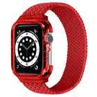 Weave Replacement Wrist Strap Watchbands with Frame For Apple Watch Series 6 & SE & 5 & 4 44mm / 3 & 2 & 1 42mm, 128mm, 135mm, 140mm, 145mm, 150mm, 155mm, 160mm, 165mm - DealBuddy