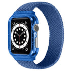 Weave Replacement Wrist Strap Watchbands with Frame For Apple Watch Series 6 & SE & 5 & 4 44mm / 3 & 2 & 1 42mm - DealBuddy