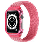 Weave Replacement Wrist Strap Watchbands with Frame For Apple Watch Series 6 & SE & 5 & 4 44mm / 3 & 2 & 1 42mm, 128mm, 135mm, 140mm, 145mm, 150mm, 155mm, 160mm, 165mm - DealBuddy