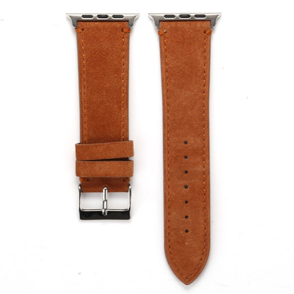 Frosted Genuine Leather Watchband For Apple Watch Series 6 & SE & 5 & 4 44mm / 3 & 2 & 1 42mm, For Apple Watch Series 7 45mm / 6 & SE & 5 & 4 44mm / 3 & 2 & 1 42mm - DealBuddy