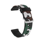 Camouflage Silicone Replacement Wrist Strap Watchband with Silver Buckle, 20mm For Samsung Galaxy Watch 3 41mm, 22mm For Samsung Galaxy Watch 3 45mm, 20mm For Samsung Galaxy Watch Active2 44mm, 20mm For Huawei Watch GT 2 42mm                           ... - DealBuddy