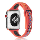Rainbow Silicone Watchband For Apple Watch Series 6 & SE & 5 & 4 40mm / 3 & 2 & 1 38mm - DealBuddy