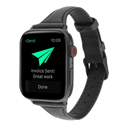 Crazy Horse Texture Genuine Leather Strap, For Apple Watch Series 7 41mm / 6 & SE & 5 & 4 40mm / 3 & 2 & 1 38mm, For Apple Watch Series 8&7 41mm / SE 2&6&SE&5&4 40mm / 3&2&1 38mm                                                                          ... - DealBuddy