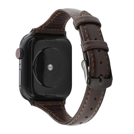 Crazy Horse Texture Genuine Leather Strap, For Apple Watch Series 7 41mm / 6 & SE & 5 & 4 40mm / 3 & 2 & 1 38mm, For Apple Watch Series 8&7 41mm / SE 2&6&SE&5&4 40mm / 3&2&1 38mm                                                                          ... - DealBuddy
