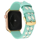 For Apple Watch Ultra 49mm / Series 8&7 45mm / SE 2&6&SE&5&4 44mm / 3&2&1 42mm / Green White