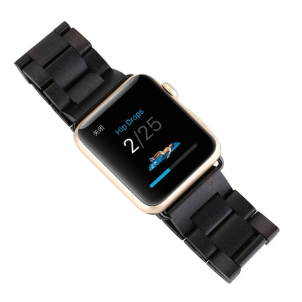 Wooden Replacement Wrist Strap Watchband, For Apple Watch Series 7  41mm / & 6 & SE & 5 & 4 40mm, For Apple Watch Series  7  45mm / & 6 & SE & 5 & 4 44mm - DealBuddy