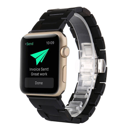 Wooden Replacement Wrist Strap Watchband, For Apple Watch Series 7  41mm / & 6 & SE & 5 & 4 40mm, For Apple Watch Series  7  45mm / & 6 & SE & 5 & 4 44mm - DealBuddy