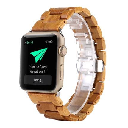 Wooden Replacement Wrist Strap Watchband, For Apple Watch Series 7  41mm / & 6 & SE & 5 & 4 40mm, For Apple Watch Series  7  45mm / & 6 & SE & 5 & 4 44mm - DealBuddy