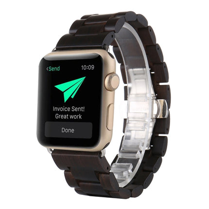 Wooden Replacement Wrist Strap Watchband, For Apple Watch Series 7  41mm / & 6 & SE & 5 & 4 40mm, For Apple Watch Series  7  45mm / & 6 & SE & 5 & 4 44mm - DealBuddy