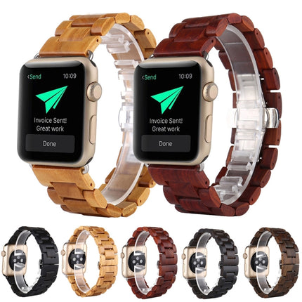 Wooden Replacement Wrist Strap Watchband, For Apple Watch Series 7  41mm / & 6 & SE & 5 & 4 40mm, For Apple Watch Series  7  45mm / & 6 & SE & 5 & 4 44mm - DealBuddy