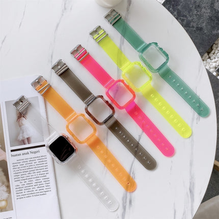 Candy Color Transparent TPU Watchband For Apple Watch Series 6 & SE & 5 & 4 40mm, For Apple Watch Series 7  41mm / & 6 & SE & 5 & 4 40mm - DealBuddy