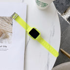 For Apple Watch Series  7  45mm / & 6 & SE & 5 & 4 44mm / Yellow Green