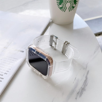 Candy Color Transparent TPU Watchband For Apple Watch Series 6 & SE & 5 & 4 44mm, For Apple Watch Series  7  45mm / & 6 & SE & 5 & 4 44mm - DealBuddy