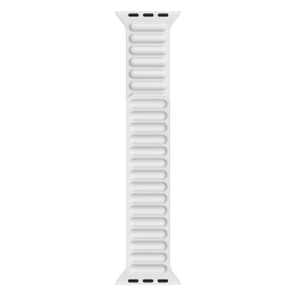 Silicone Magnetic Chain Watchband For Apple Watch Series 6 & SE & 5 & 4 40mm / 3 & 2 & 1 38mm, For Apple Watch Series 7 41mm / 6 & SE & 5 & 4 40mm / 3 & 2 & 1 38mm - DealBuddy