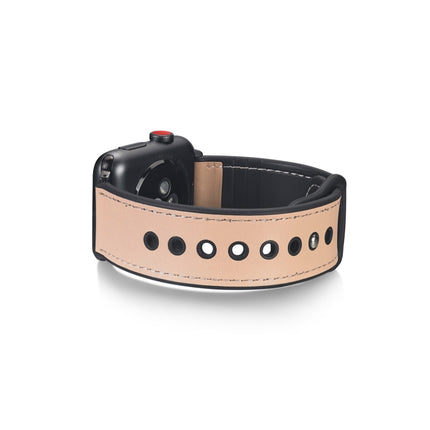 Paste Leather TPU Watchband For Apple Watch Series 6 & SE & 5 & 4 40mm / 3 & 2 & 1 38mm - DealBuddy