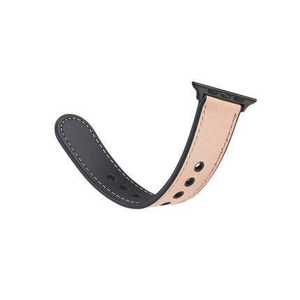 Paste Leather TPU Watchband For Apple Watch Series 6 & SE & 5 & 4 40mm / 3 & 2 & 1 38mm - DealBuddy