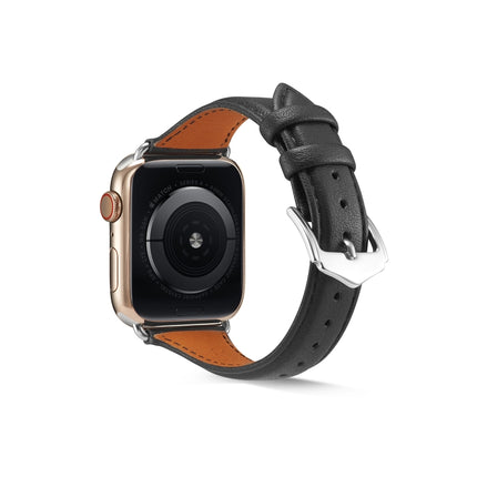 Genuine Leather Watchband For Apple Watch Series 6 & SE & 5 & 4 40mm / 3 & 2 & 1 38mm, For Apple Watch Series 8&7 41mm / SE 2&6&SE&5&4 40mm / 3&2&1 38mm, For Apple Watch Series 7 41mm / 6 & SE & 5 & 4 40mm / 3 & 2 & 1 38mm - DealBuddy