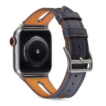 Top-grain Leather Watchband For Apple Watch Series 6 & SE & 5 & 4 40mm / 3 & 2 & 1 38mm - DealBuddy