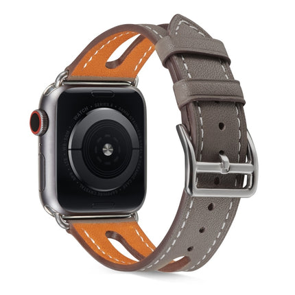 Top-grain Leather Watchband For Apple Watch Series 6 & SE & 5 & 4 40mm / 3 & 2 & 1 38mm - DealBuddy