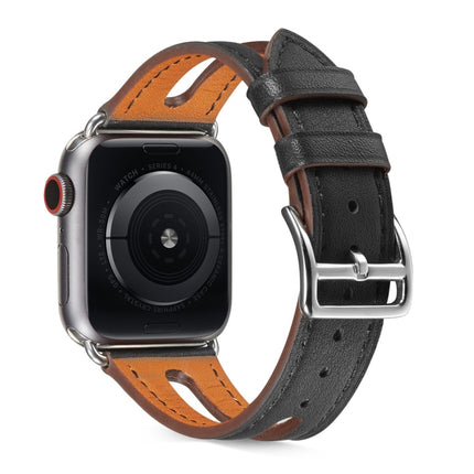 Top-grain Leather Watchband For Apple Watch Series 6 & SE & 5 & 4 40mm / 3 & 2 & 1 38mm - DealBuddy