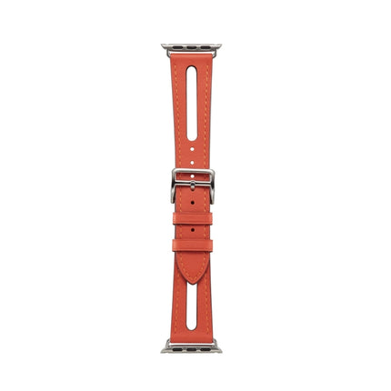 Top-grain Leather Watchband For Apple Watch Series 6 & SE & 5 & 4 44mm / 3 & 2 & 1 42mm - DealBuddy