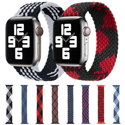 Plastic Buckle Mixed Color Nylon Braided Single Loop Replacement Watchbands For Apple Watch Series 6 & SE & 5 & 4 44mm / 3 & 2 & 1 42mm - DealBuddy