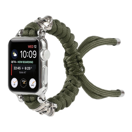 Skull Umbrella Cord Braided Watch Strap, For Apple Watch Ultra 49mm / Series 8&7 45mm / SE 2&6&SE&5&4 44mm / 3&2&1 42mm, For Apple Watch Series 8&7 41mm / SE 2&6&SE&5&4 40mm / 3&2&1 38mm                                                                  ... - DealBuddy