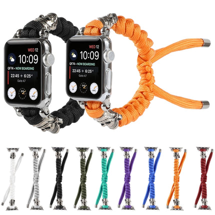 Skull Umbrella Cord Braided Watch Strap, For Apple Watch Ultra 49mm / Series 8&7 45mm / SE 2&6&SE&5&4 44mm / 3&2&1 42mm, For Apple Watch Series 8&7 41mm / SE 2&6&SE&5&4 40mm / 3&2&1 38mm                                                                  ... - DealBuddy