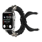 Skull Umbrella Cord Braided Watch Strap, For Apple Watch Ultra 49mm / Series 8&7 45mm / SE 2&6&SE&5&4 44mm / 3&2&1 42mm, For Apple Watch Series 8&7 41mm / SE 2&6&SE&5&4 40mm / 3&2&1 38mm                                                                  ... - DealBuddy