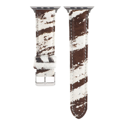 Horsehair Fluffy Leopard Print Leather Watch Strap, For Apple Watch Ultra 49mm / Series 8&7 45mm / SE 2&6&SE&5&4 44mm / 3&2&1 42mm, For Apple Watch Series 8&7 41mm / SE 2&6&SE&5&4 40mm / 3&2&1 38mm                                                       ... - DealBuddy