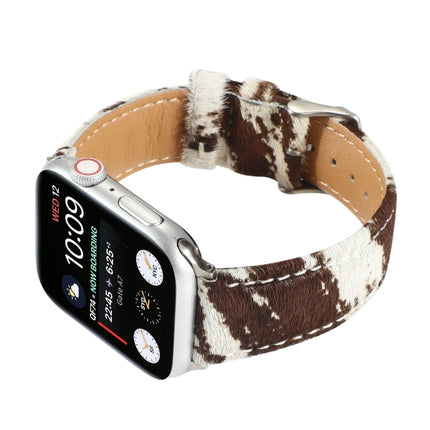Horsehair Fluffy Leopard Print Leather Watch Strap - DealBuddy