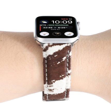 Horsehair Fluffy Leopard Print Leather Watch Strap, For Apple Watch Ultra 49mm / Series 8&7 45mm / SE 2&6&SE&5&4 44mm / 3&2&1 42mm, For Apple Watch Series 8&7 41mm / SE 2&6&SE&5&4 40mm / 3&2&1 38mm                                                       ... - DealBuddy