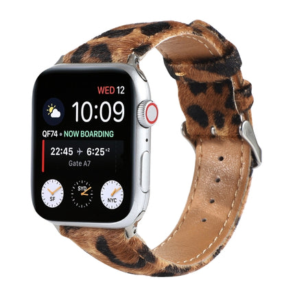 Horsehair Fluffy Leopard Print Leather Watch Strap, For Apple Watch Ultra 49mm / Series 8&7 45mm / SE 2&6&SE&5&4 44mm / 3&2&1 42mm, For Apple Watch Series 8&7 41mm / SE 2&6&SE&5&4 40mm / 3&2&1 38mm                                                       ... - DealBuddy