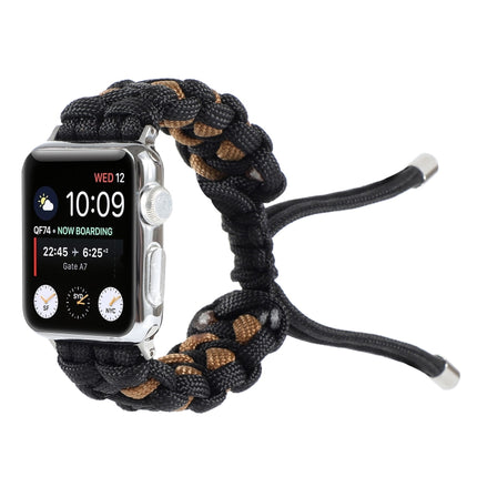 Braided Umbrella Cord Watch Strap, For Apple Watch Ultra 49mm / Series 8&7 45mm / SE 2&6&SE&5&4 44mm / 3&2&1 42mm, For Apple Watch Series 8&7 41mm / SE 2&6&SE&5&4 40mm / 3&2&1 38mm, For Apple Watch Series 7 45mm / 6 & SE & 5 & 4 44mm / 3 & 2 & 1 42mm - DealBuddy