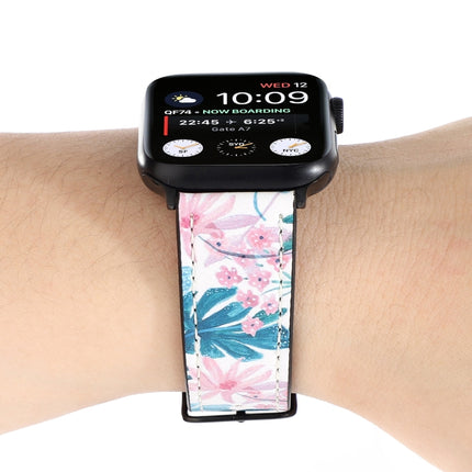 Printed Leather Watch Strap, For Apple Watch Series 7 45mm / 6 & SE & 5 & 4 44mm / 3 & 2 & 1 42mm, For Apple Watch Series 8&7 41mm / SE 2&6&SE&5&4 40mm / 3&2&1 38mm, For Apple Watch PSeries 7 41mm / 6 & SE & 5 & 4 40mm / 3 & 2 & 1 38mm                 ... - DealBuddy