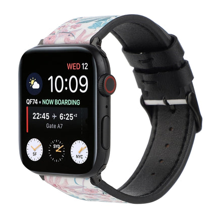 Printed Leather Watch Strap, For Apple Watch Series 7 45mm / 6 & SE & 5 & 4 44mm / 3 & 2 & 1 42mm, For Apple Watch Series 8&7 41mm / SE 2&6&SE&5&4 40mm / 3&2&1 38mm, For Apple Watch PSeries 7 41mm / 6 & SE & 5 & 4 40mm / 3 & 2 & 1 38mm                 ... - DealBuddy