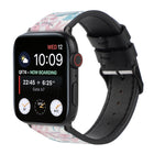Printed Leather Watch Strap, For Apple Watch Series 7 45mm / 6 & SE & 5 & 4 44mm / 3 & 2 & 1 42mm, For Apple Watch Series 8&7 41mm / SE 2&6&SE&5&4 40mm / 3&2&1 38mm, For Apple Watch PSeries 7 41mm / 6 & SE & 5 & 4 40mm / 3 & 2 & 1 38mm                 ... - DealBuddy