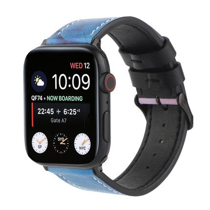 Printed Leather Watch Strap, For Apple Watch Series 7 45mm / 6 & SE & 5 & 4 44mm / 3 & 2 & 1 42mm, For Apple Watch Series 8&7 41mm / SE 2&6&SE&5&4 40mm / 3&2&1 38mm, For Apple Watch PSeries 7 41mm / 6 & SE & 5 & 4 40mm / 3 & 2 & 1 38mm                 ... - DealBuddy