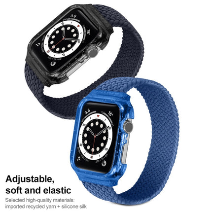 Weave Replacement Wrist Strap Watchbands with Frame For Apple Watch Series 6 & SE & 5 & 4 40mm / 3 & 2 & 1 38mm, 128mm, 135mm, 140mm, 145mm, 150mm, 155mm - DealBuddy