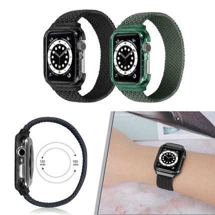 Weave Replacement Wrist Strap Watchbands with Frame For Apple Watch Series 6 & SE & 5 & 4 40mm / 3 & 2 & 1 38mm, 128mm, 135mm, 140mm, 145mm, 150mm, 155mm - DealBuddy